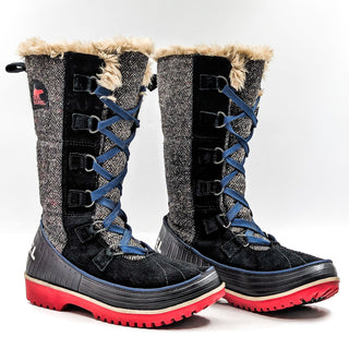 Sorel Women Tivoli II High Herring Bone Waterproof Snow Boots size 8