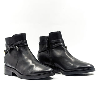 Cole Haan Women Railyn Black Leather Office Dressy Boots size 8.5