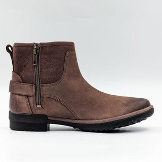 UGG Women Selima Brown Waterproof Suede Plush Lined Ankle Boots size 7