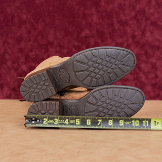 Born Women Braydon Brown Wide Calf Distress Suede Farm Riding Boots sz 9.5