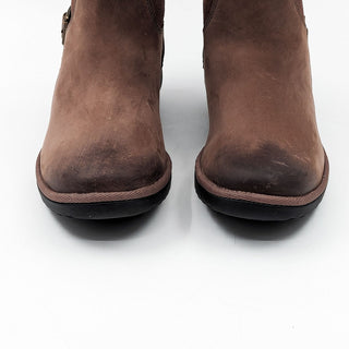 UGG Women Selima Brown Waterproof Suede Plush Lined Ankle Boots size 7