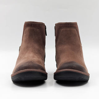 UGG Women Selima Brown Waterproof Suede Plush Lined Ankle Boots size 7