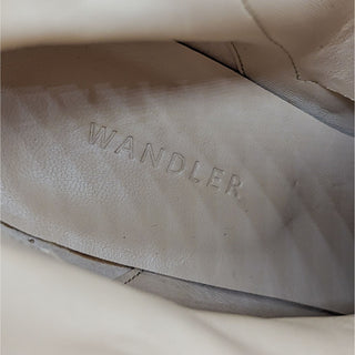 Wandler Women Gaia Black Leather Wedge Dressy Ankle Boots 7US EUR 37