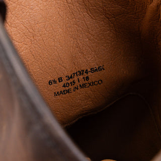 Frye Wmn Melissa Button Lug Dark Brown Leather Equestrian Riding Knee Boots 6.5