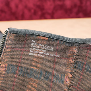 Born Women Deb Black Leather Zip Buckle Tall Moto Riding Boots sz 8