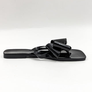 Jeffrey Campbell Women Sugary Bow Rubber Flip Flop Sandals size 6