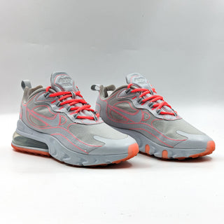 Nike Men Air Max 270 React Grey Crimson Athletic Running Sneakers Shoes size 8