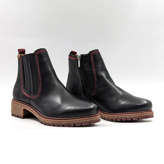Pikolinos Aspe Brandy Women Black Calf leather ankle boots size 7.5-8US EUR 38