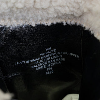 Nine West Women Davy Black Suede Fleece Lined Zip Winter Snow Boots sz 10