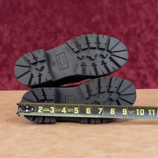 Marc Fisher Women Dacilla Black Leather Moto Biker Ankle Boots sz 6