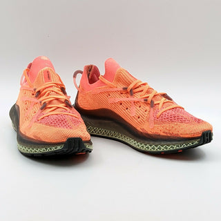 Adidas Men 4D Fusio Prime Knit Orange Running Shoes FY5929 Size 9 EUC