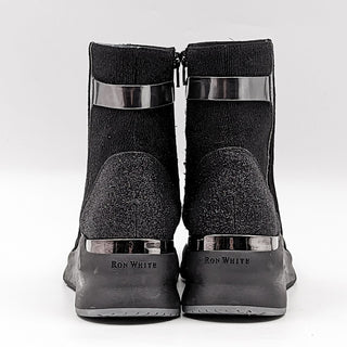 Ron White Wmn Rosebella Weatherproof Glitter Black Soft boots sz 8.5-9US EUR39