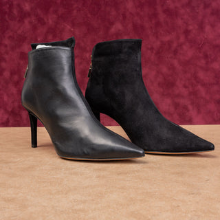 Lafayette 148 Wmn Dual Suede Leather Pointy Toe Night Party Boots 8.5US EUR39