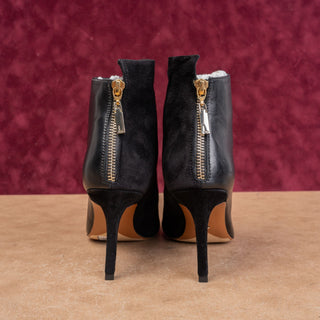 Lafayette 148 Wmn Dual Suede Leather Pointy Toe Night Party Boots 8.5US EUR39