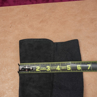 Stuart Weitzman Wmn Livia Black Suede Fashion Block Heel Stretch Knee Boots sz 9
