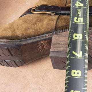 Pikolinos Women Green Cowgirl Western Suede Ankle Boots Size 6.5-7US EUR 37