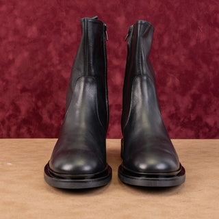 Cordani Women Blaze Black Leather Zip Ankle Fashion Dress Boots sz 10.5US EUR41