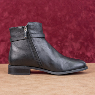 Michael Kors Women Finley Logo Black Leather Dressy Ankle Fashion Boots sz 9.5