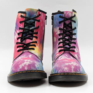 Dr Martens Unisex 1460 Y Multicolored Suede 8-Eyelet Lace-up Combat Boots M6 W7