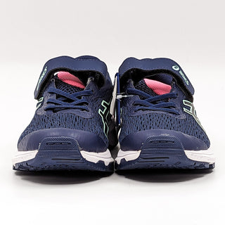 ASICS Kids GT-1000 Peacoat Navy Blue Running Sneakers Shoes size 3