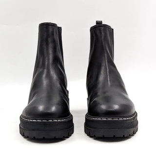 Marc Fisher Women Padmia Chunky Platform Festival Black Chelsea Boots Size 10