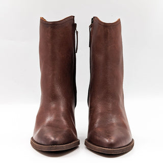 Zodiac Women Darrah Western Cowboy Cognac Leather Boots size 11