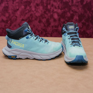 Hoka ONE Women Trail Code GTX Lightweight Lace-up Fabric Vibram Sneakers sz 10