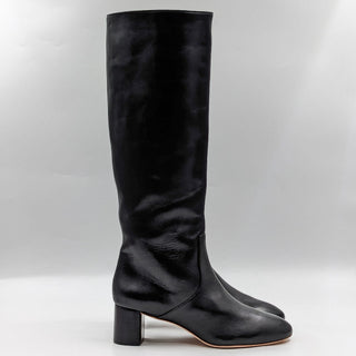 Loeffler Randall Women Gia Black Leather Dressy Office Tall Boots size 7