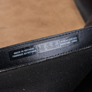 Clarks Women Emily 2 Black Leather Wide Calf Strap Riding Knee Boots sz 9.5