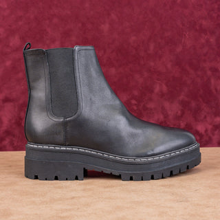 Marc Fisher Women Padmia Chunky Platform Festival Black Chelsea Boots sz 10