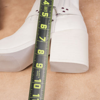 Steve Madden Women Swell White Leather Harness Moto Festival Boots sz 9.5