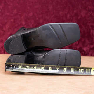 Liz Clairborne Women Black Leather Vintage Retro 90s Tall Boots sz 8.5