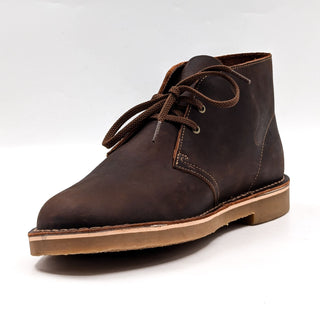 Clarks Men Bushacre 3 Brown Leather Chukka Lace-up Ankle Boots size 13