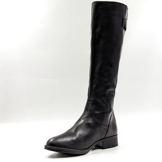 Steve Madden Women Journal Black Leather Riding Equestrian Boots size 8