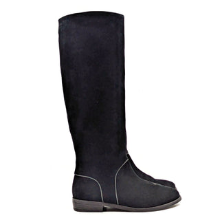 UGG Women Daley Black Suede Riding Equestrian tall Boots size 8US EUR39