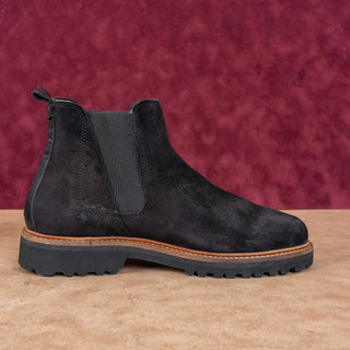 Samuel Hubbard Women Black Suede Vibram Sole Chelsea Ankle Boots sz 7