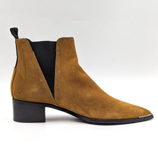 Acne Studios Women Jensen Suede Western Chelsea Point Toe Boots 7.5US EUR38