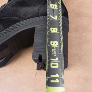 Veronica Beard Women Westport Water Resistant Black Suede Chunky Boots sz 8.5