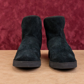 UGG Women Cory II Black Suede Shearing lined Warm Ankle Boots sz 10US EUR41