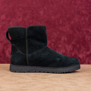 UGG Women Cory II Black Suede Shearing lined Warm Ankle Boots sz 10US EUR41