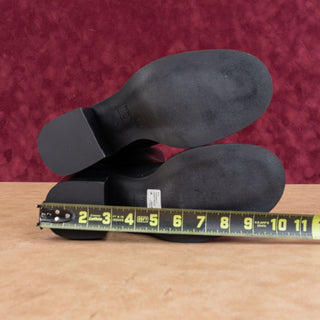 Schutz Women Wyatt Black Leather Western Cowboy Mid Calf Boots sz 9