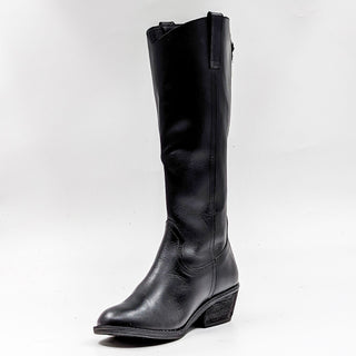 Sofft Women Astoria Back Zip Black Leather Western Riding boots size 7.5