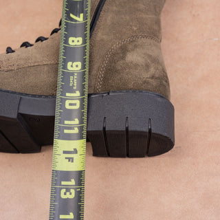 Vince Camuto Women Magjen Green Suede Festival Combat Boots sz 6US EUR36
