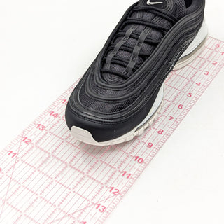 Nike Men Air Max 97 Black White Running Fabric Sneakers size M9.5 W11