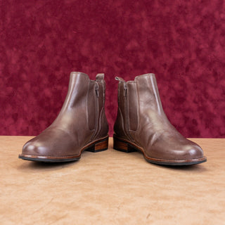 David Tate Women Luxe Wide Fit Arch Support Zip Ankle Chelsea Boots sz 10