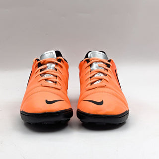 Nike Men CTR360 Enganche III Orange Leather Turf Soccer Sneakers size 9