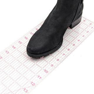 Caslon Women Black Suede Water Resistant Moto Ankle Boots size 6.5