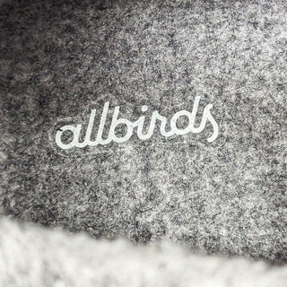 Allbirds Wmn Mizzles Wool Runner Natural Grey Fabric Water repellent shoes sz 8