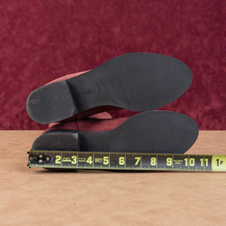 Cole Haan Women Jodhpur Burgundy Suede Riding Stretch Knee Boots sz 9