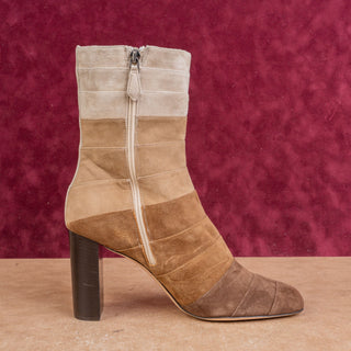 Marion Parke Women Brown Suede Fashion Party Night Retro Boots 10.5US EUR41